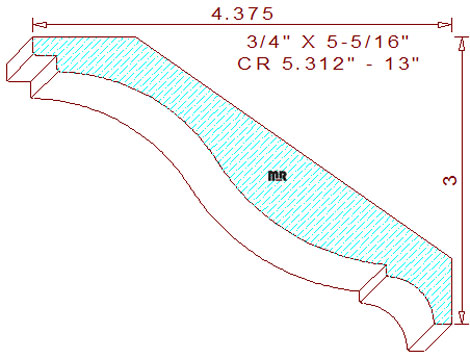 Crown 5-5/16" - 13