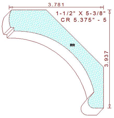 Crown 5-3/8" - 5 Crown 5-3/8" - 5