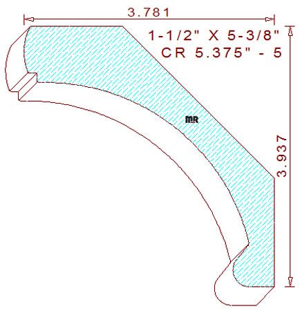 Crown 5-3/8" - 5