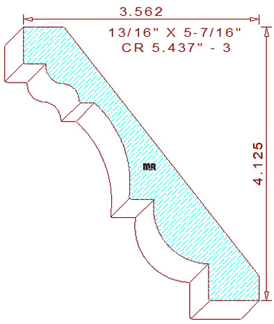 Crown 5-7/16" - 3 Crown 5-7/16" - 3