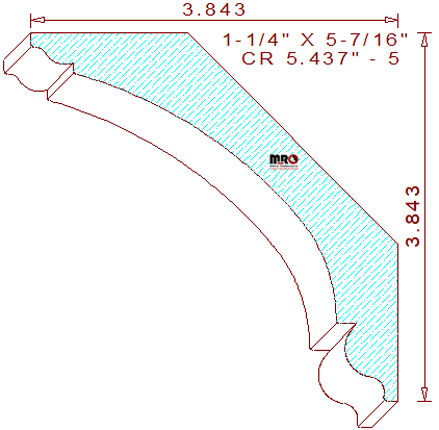 Crown 5-7/16" - 5 Crown 5-7/16" - 5