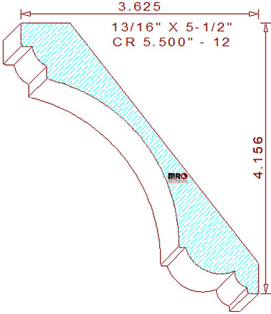 Crown 5-1/2" - 12 Crown 5-1/2" - 12