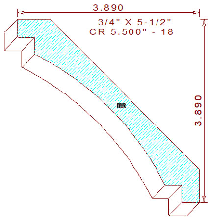 Crown 5-1/2" - 18 Crown 5-1/2" - 18