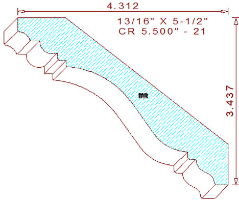 Crown 5-1/2" - 21