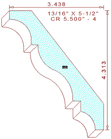 Crown 5-1/2" - 4 Crown 5-1/2" - 4