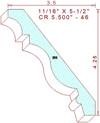 Crown 5-1/2" - 46 Crown 5-1/2" - 46