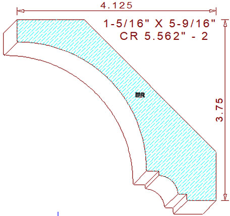 Crown 5-9/16" - 2 Crown 5-9/16" - 2