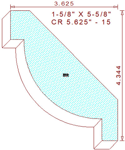Crown 5-5/8" - 15 Crown 5-5/8" - 15