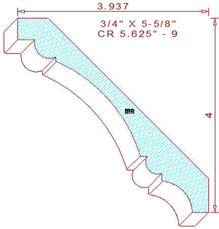 Crown 5-5/8" - 9 Crown 5-5/8" - 9