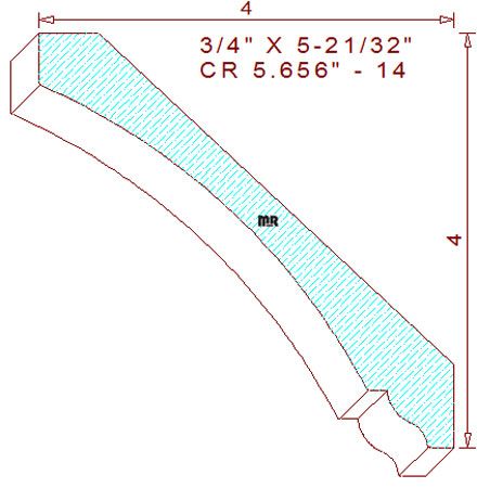 Crown 5-21/32" - 14