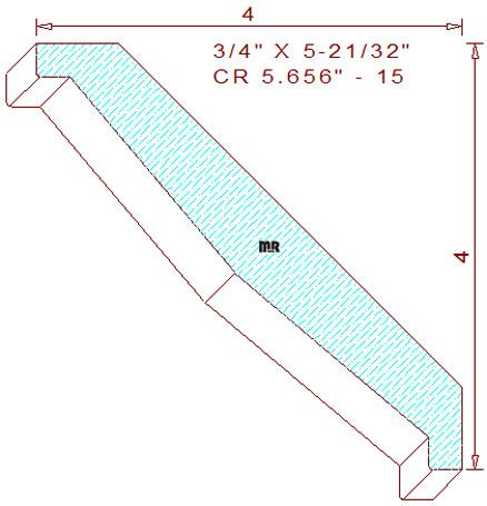 Crown 5-21/32" - 15 Crown 5-21/32" - 15