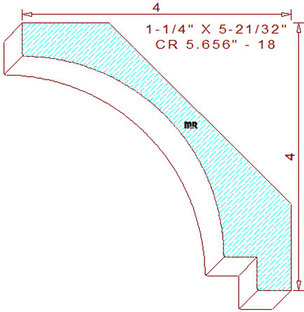 Crown 5-21/32" - 18 Crown 5-21/32" - 18