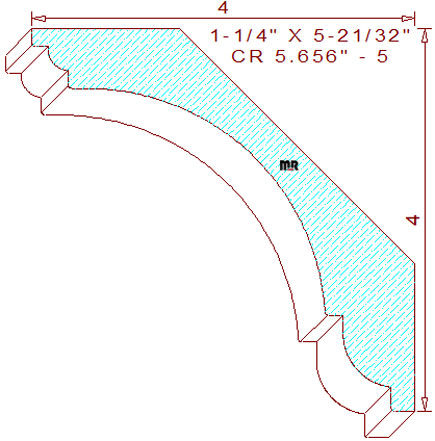 Crown 5-21/32" - 5