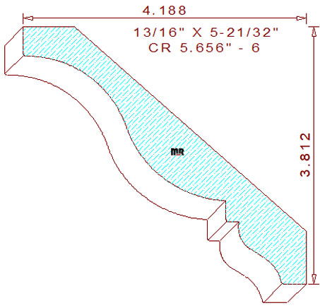 Crown 5-21/32" - 6 Crown 5-21/32" - 6
