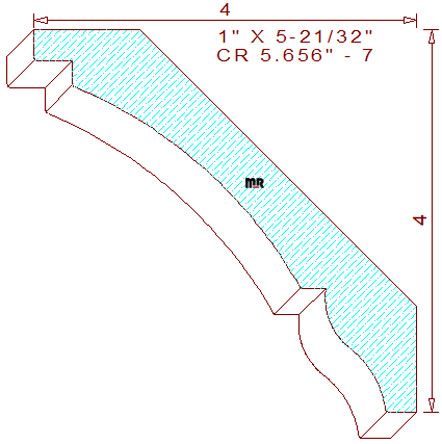 Crown 5-21/32" - 7