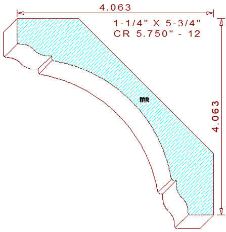 Crown 5-3/4" - 12 Crown 5-3/4" - 12