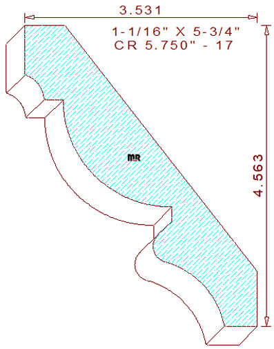 Crown 5-3/4" - 17 Crown 5-3/4" - 17