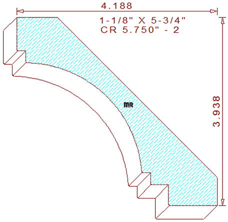 Crown 5-3/4" - 2 Crown 5-3/4" - 2