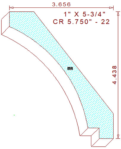 Crown 5-3/4" - 22 Crown 5-3/4" - 22