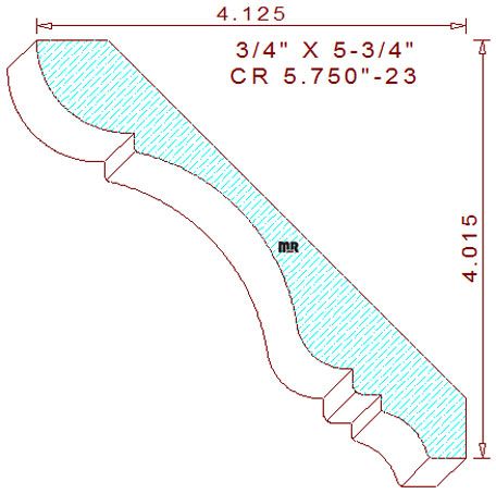 Crown 5-3/4" - 23 Crown 5-3/4" - 23