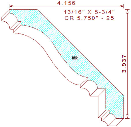 Crown 5-3/4" - 25 Crown 5-3/4" - 25