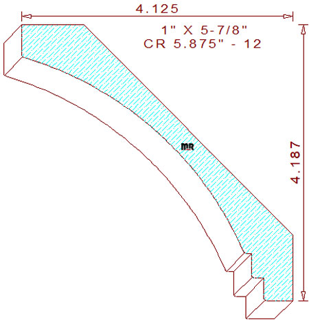 Crown 5-7/8" - 12 Crown 5-7/8" - 12