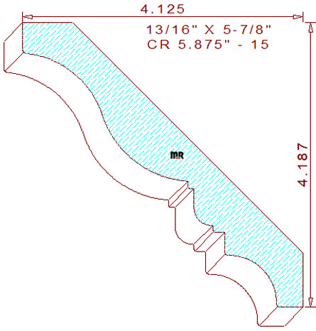 Crown 5-7/8" - 15 Crown 5-7/8" - 15