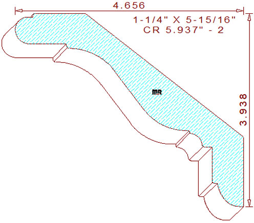 Crown 5-15/16" - 2