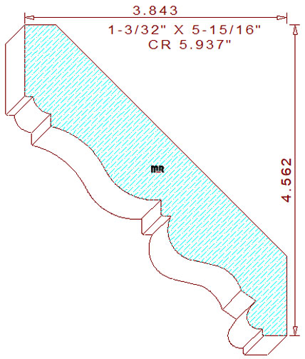 Crown 5-15/16" Crown 5-15/16"