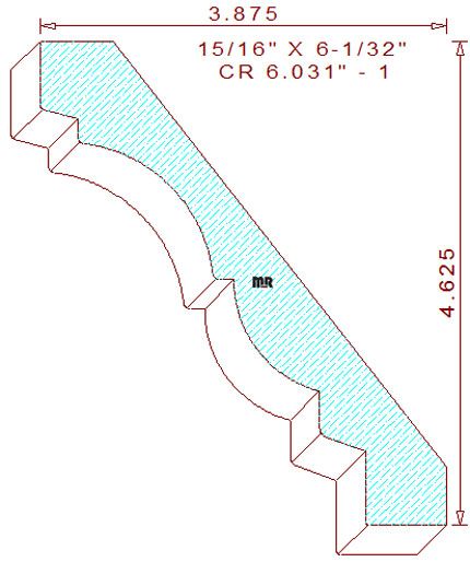 Crown 6-1/32" - 1 Crown 6-1/32" - 1