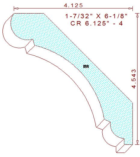 Crown 6-1/8" - 4 Crown 6-1/8" - 4