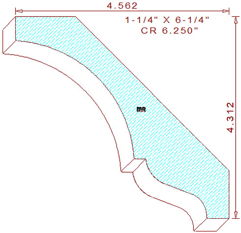 Crown 6-1/4" Crown 6-1/4"
