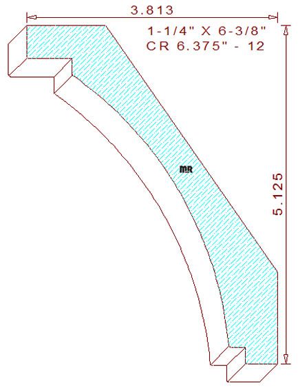 Crown 6-3/8" - 12 Crown 6-3/8" - 12