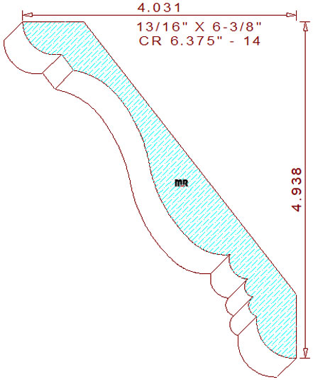 Crown 6-3/8" - 14 Crown 6-3/8" - 14