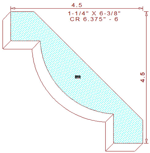 Crown 6-3/8" - 6 Crown 6-3/8" - 6