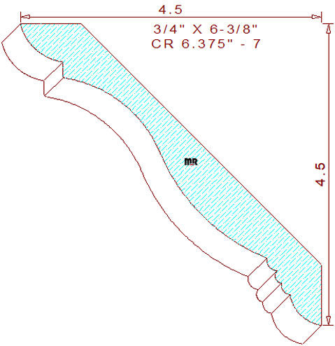 Crown 6-3/8" - 7 Crown 6-3/8" - 7