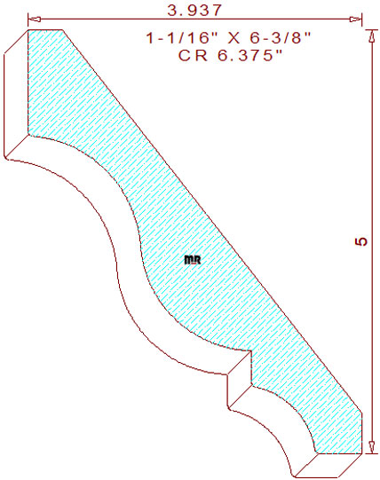 Crown 6-3/8" Crown 6-3/8"