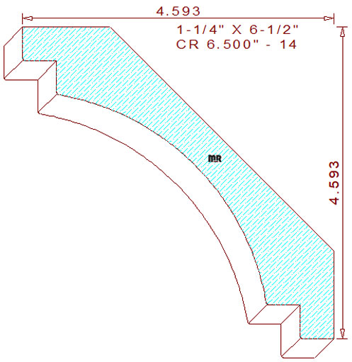 Crown 6-1/2" - 14 Crown 6-1/2" - 14