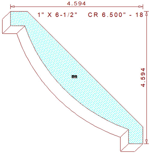 Crown 6-1/2" - 18 Crown 6-1/2" - 18