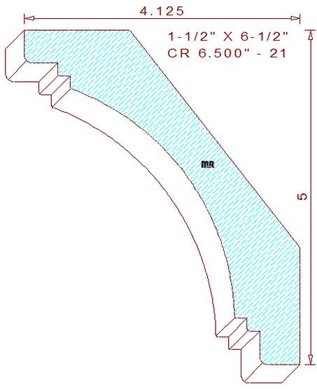 Crown 6-1/2" - 21 Crown 6-1/2" - 21