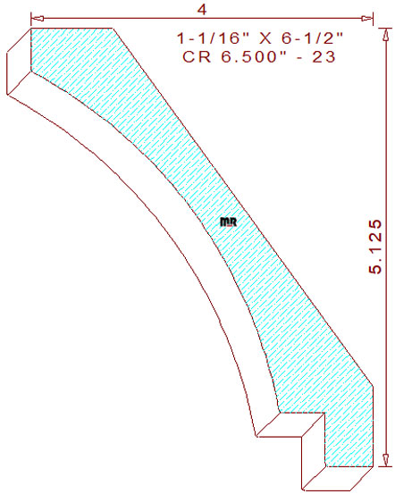 Crown 6-1/2" - 23 Crown 6-1/2" - 23