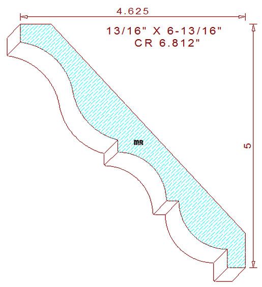 Crown Mould 6-13/16"