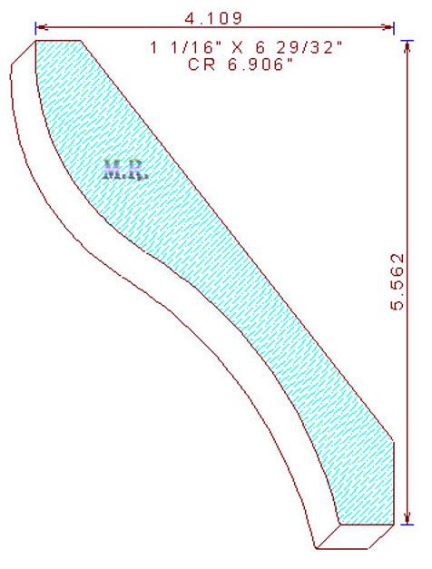 Crown Moulding 6-29/32" Crown Moulding 6-29/32"