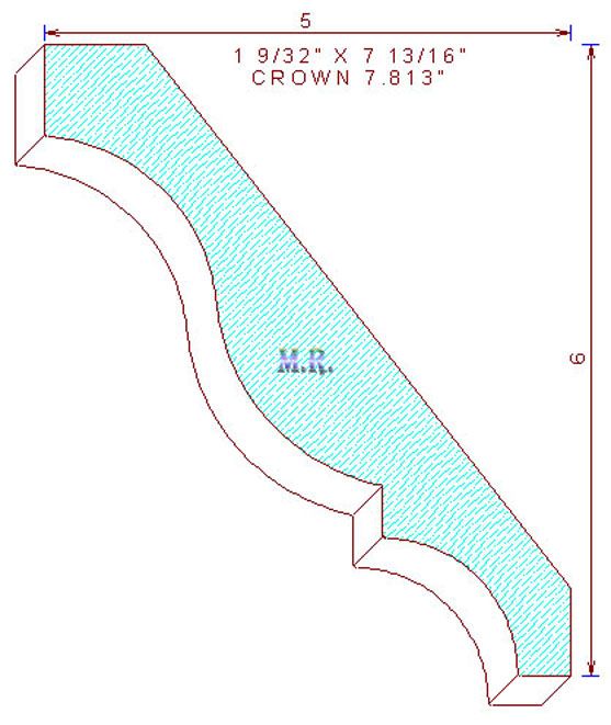 Crown Moulding 7-13/16"