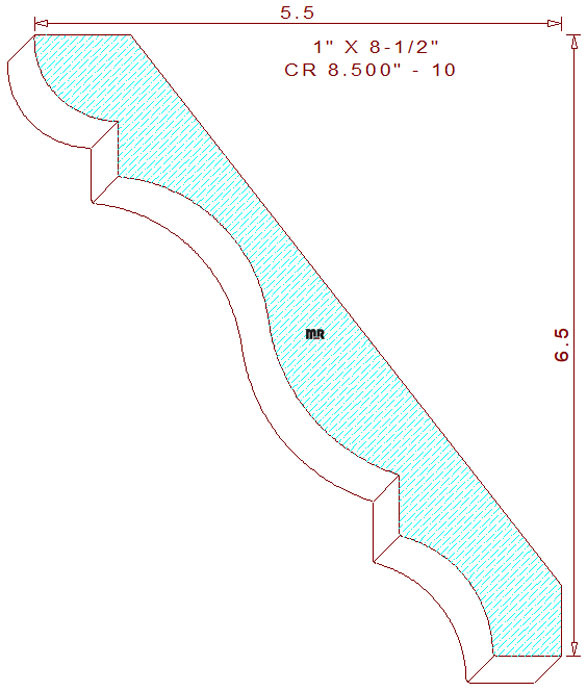Crown 8-1/2" - 10 Crown 8-1/2" - 10