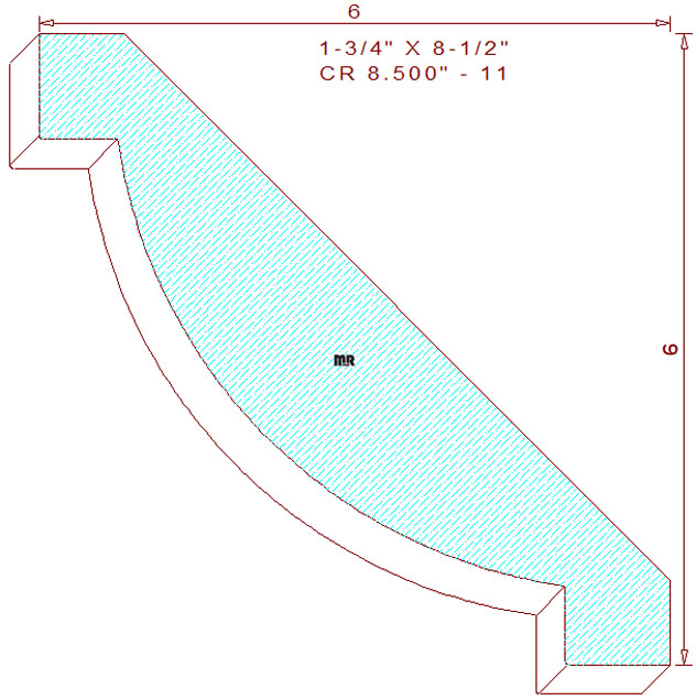 Crown 8-1/2" - 11 Crown 8-1/2" - 11