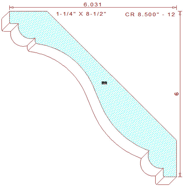 Crown 8-1/2" - 12 Crown 8-1/2" - 12