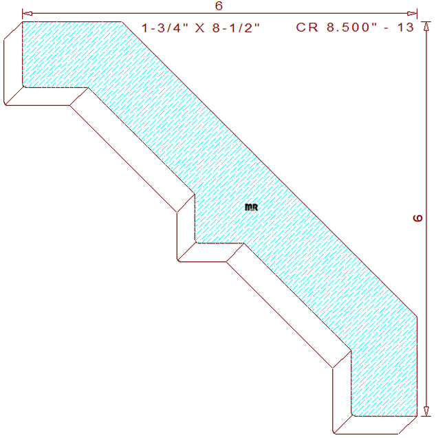 Crown 8-1/2" - 13 Crown 8-1/2" - 13