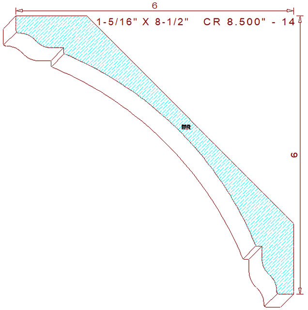 Crown 8-1/2" - 14 Crown 8-1/2" - 14