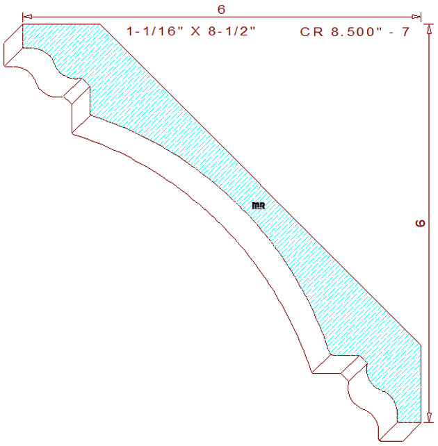 Crown 8-1/2" - 7